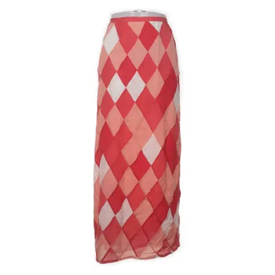 Långkjol (Röd, Vit, Flerfärgad) från Oui Set Acetat, Silke