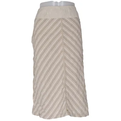 Skirt (Beige, White) from Pardon Acetate, Cotton