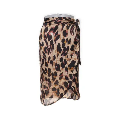 Slå om-nederdel (Beige, Sort, Brun, Pink) fra Boohoo Tall Polyester