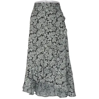 Slå om-nederdel (Sort, Grøn) fra Seaside Polyester