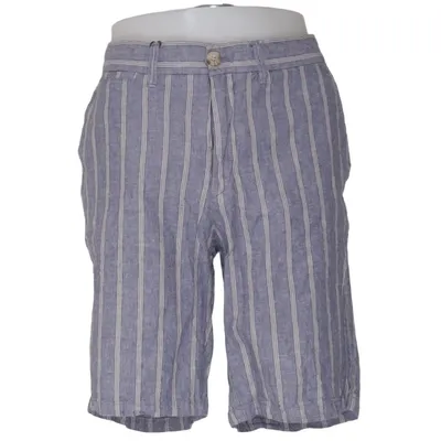 Korte broek (Blauw, Wit) van Dressmann Katoen, Linnen