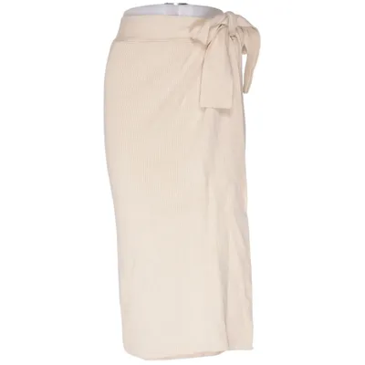 Wikkelrok (Beige) van Dilvin Knit Polyamide, Polyester, Viscose