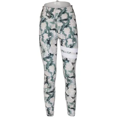 Sports tights (Green, Beige, Multicolored) from Stronger Elastane, Polyester