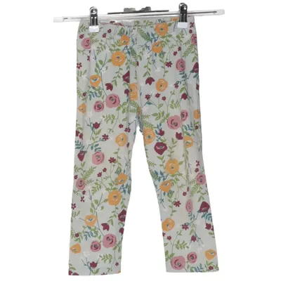 Legging (Vert, Multicolore) de Waschbär Élasthane, Coton biologique
