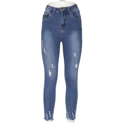 Spijkerbroek (Blauw) van Miss Queen Katoen, Elastaan, Polyester, Viscose