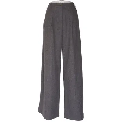 Palazzobyxor (Grå) från Les Soeurs Polyester, Ull