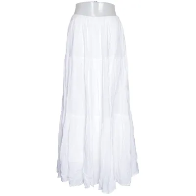 Långkjol (Vit) från Stradivarius Viskos