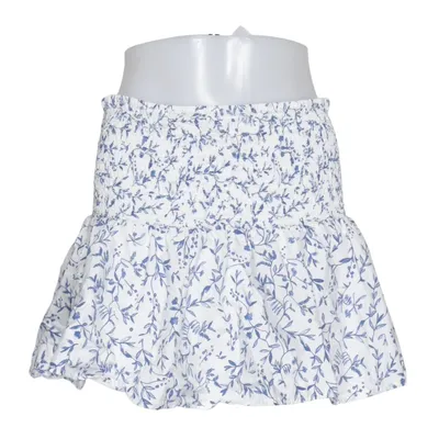 Rok (Blauw, Wit) van H&M Viscose, Katoen