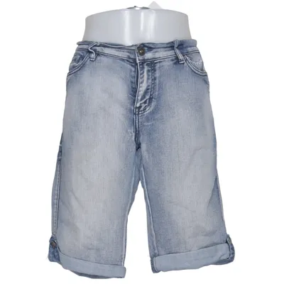 Denim shorts (Blauw) van Okay Katoen, Elastaan, Polyester