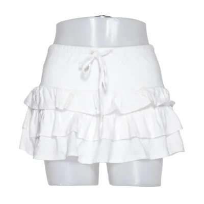 Kjol (Vit) från Gina Tricot Bomull