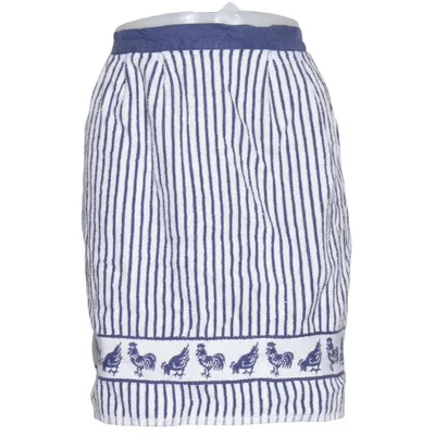 Tablier (Bleu, Blanc) Coton