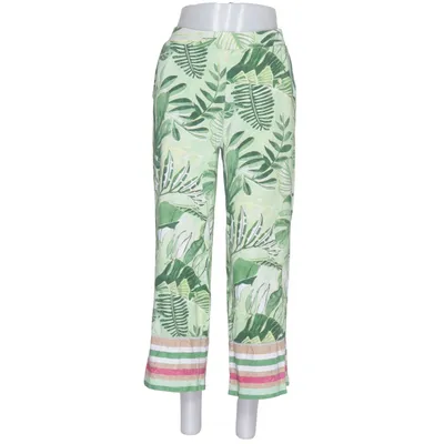 Trekvartsbyxor (Grön, Flerfärgad) från Gerry Weber Elastan, Viskos