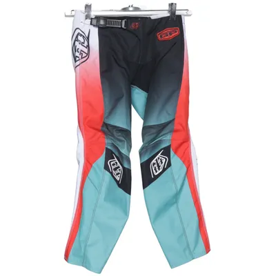 Motorcykelbukser (Sort, Rød, Flerfarvet) fra Troy Lee Designs Elastan, Læder, Polyester