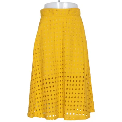 Nederdel (Gul) fra H&M Bomuld, Polyester