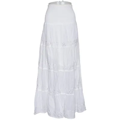 Maxi skirt (White) from Tridagna Cotton