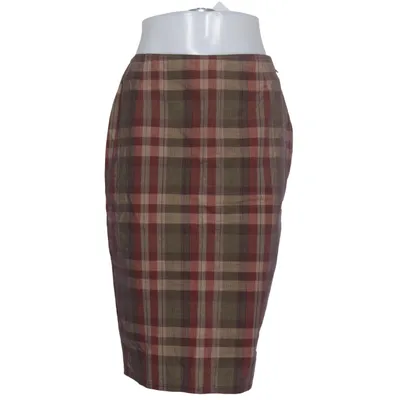 Rok (Bruin, Beige, Rood) van Hammer Acetaat, Katoen