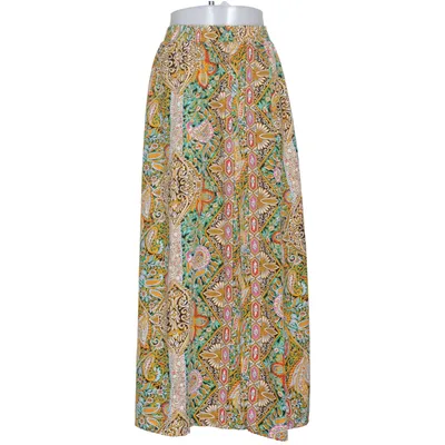 Maxi skirt (Green, Brown, Multicolored)