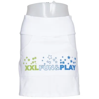 Jupe de sport (Blanc, Bleu, Vert) de Ariella Coton, Élasthane, Polyamide