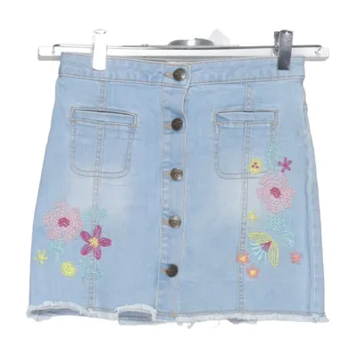 Jupe en jean (Bleu, Multicolore) de Mantaray Coton, Élasthane