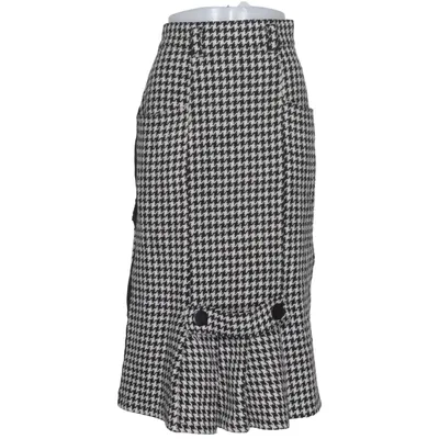 Kjol (Svart, Vit) från PTA Bomull, Polyester
