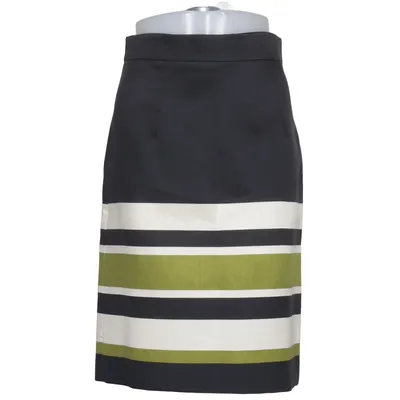 Skirt (Black, White, Green) from Milly Acetate, Silk, Wool