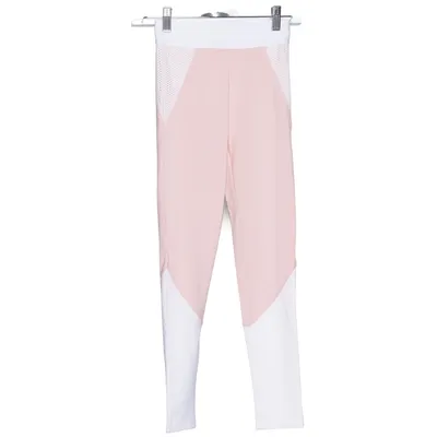 Collants de sport (Rose, Blanc) de Bubbleroom Sport Élasthane, Polyester