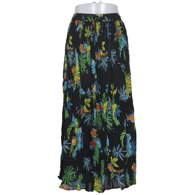 Maxi rok (Zwart, Meerkleurig) van Qed London Viscose