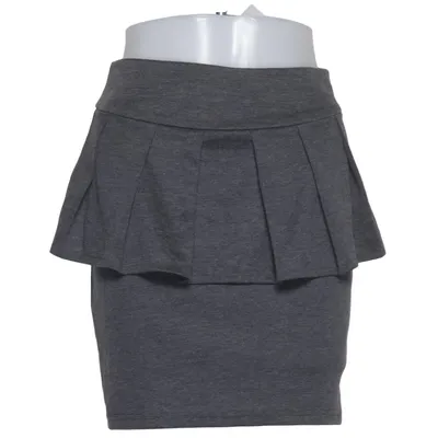 Jupe (Gris) de Girl Xpress Polyester, Viscose