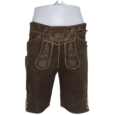 Lederhosen (Brun) från Spieth & Wensky Akryl, Bomull, Skinn