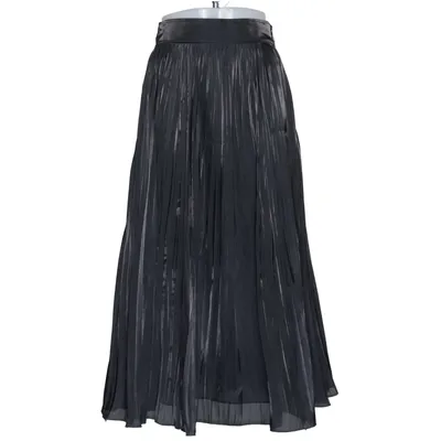 Maxi nederdel (Sort) fra Massimo Dutti Polyester
