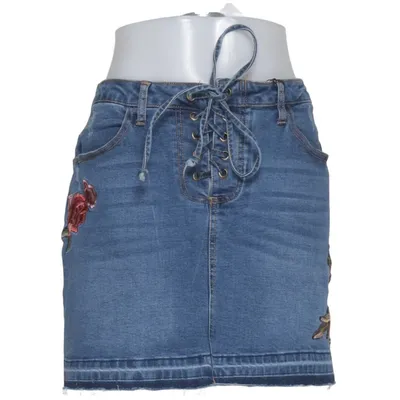 Denim skirt (Blue, Multicolored) from Blind Date Cotton, Elastane
