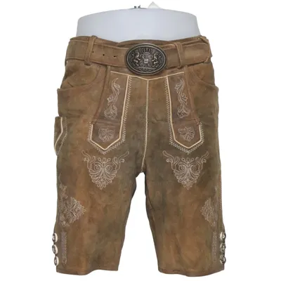Lederhosen (Brown) from Country Line Cotton, Leather