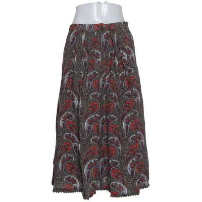 Rok (Groen, Rood, Meerkleurig) van Julius Lang Viscose, Wol