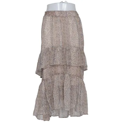 Långkjol (Beige, Flerfärgad) från Neo Noir Polyester, Viskos