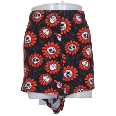 Short de pyjama (Noir, Rouge, Blanc) de Killstar Élasthane, Viscose