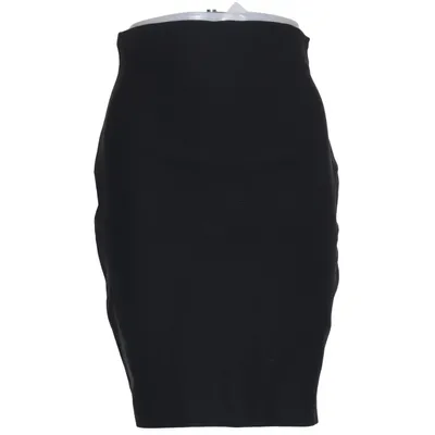 Jupe (Noir) de Katharine Hamnett Élasthane, Polyamide, Laine