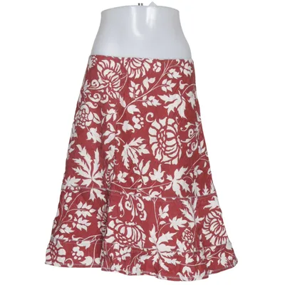 Skirt (Red, White) from Hexeline Cotton, Polyamide