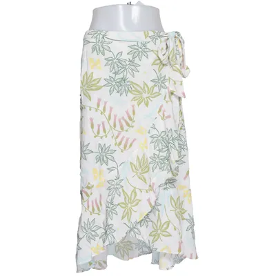 Wikkelrok (Wit, Meerkleurig) van Lindex x Joy Zandén Viscose