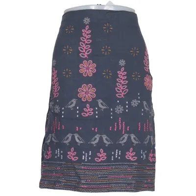 Jupe (Gris, Multicolore) de White Stuff Coton, Lin, Polyester, Viscose