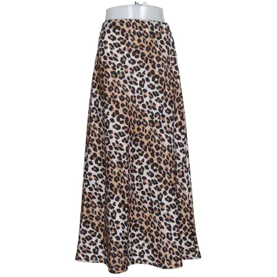 Långkjol (Beige, Brun, Svart) från Lumina Elastan, Polyester