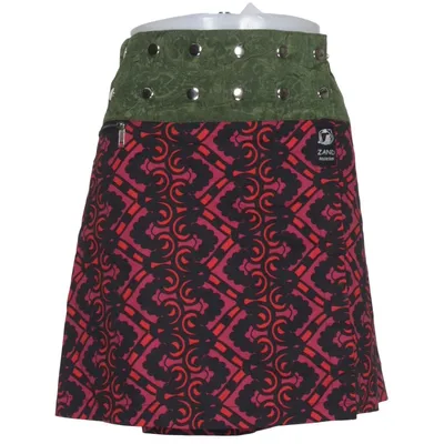 Wrap skirt (Pink, Black, Green) from ZAND Amsterdam Cotton, Leather, Polyester, Viscose, Wool