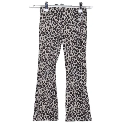 Byxor (Beige, Svart) från Lindex Kids Elastan, Polyester
