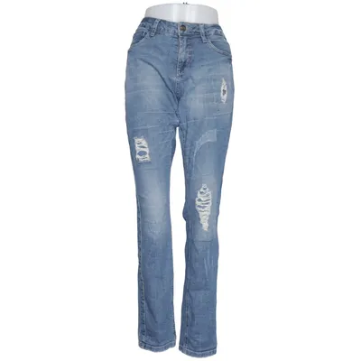 Jeans (Blue) from Denim Identity by Zizzi Cotton, Elastane