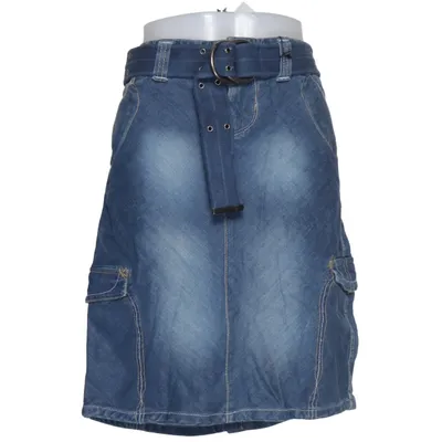 Jupe en jean (Bleu) de Blend She Coton, Élasthane