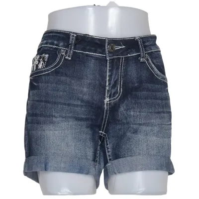 Jeansshorts (Blå) från Rue21 Bomull, Elastan, Polyester