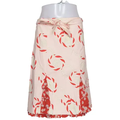 Kjol (Rosa, Röd, Beige) från Odille Bomull, Elastan, Silke