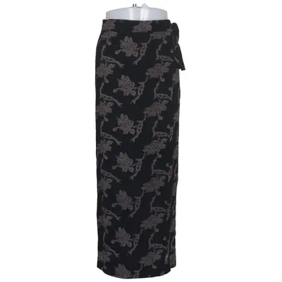 Wrap skirt (Black, Gray) from Laundry Industry Viscose