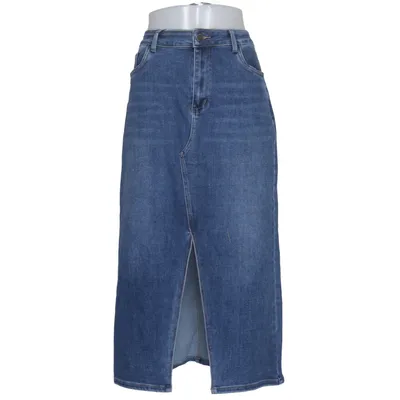 Jeansnederdel (Blå) fra Shiny Design Bomuld, Elastan, Polyester, Viscose