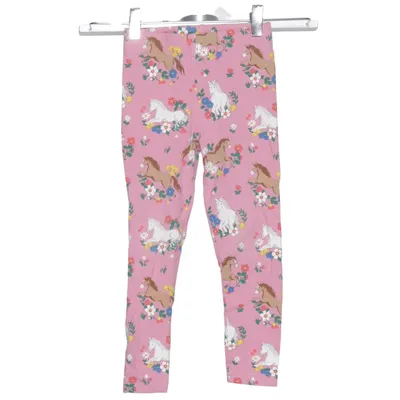 Leggings (Pink, Multicolored) from Mini Boden Cotton, Elastane