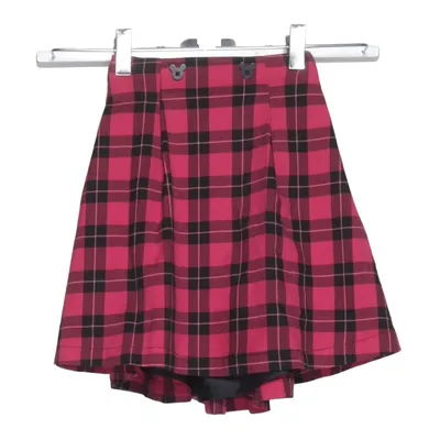 Jupe (Rose, Noir) de C&A Polyester, Viscose